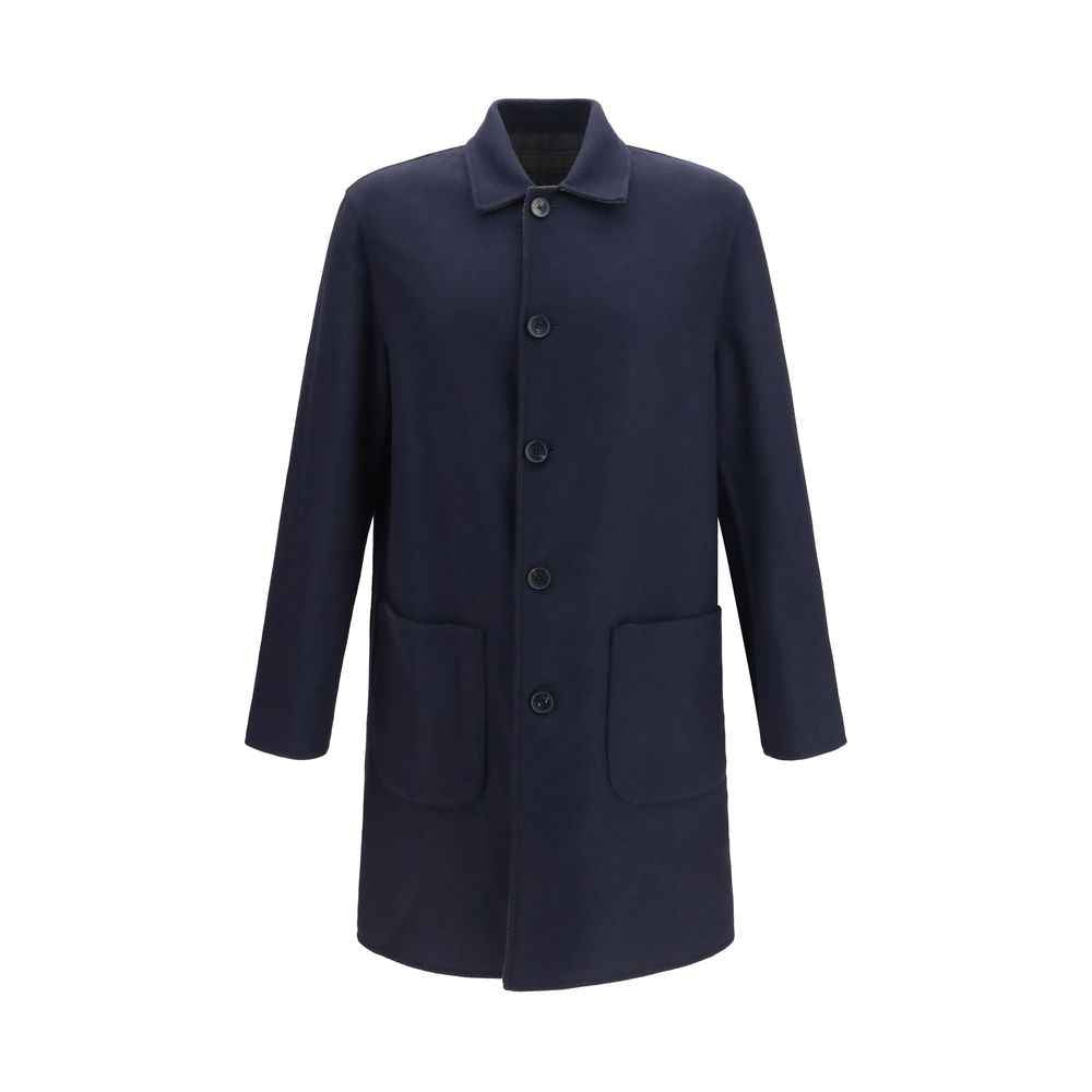 Blue Wool Oves Aries Coat