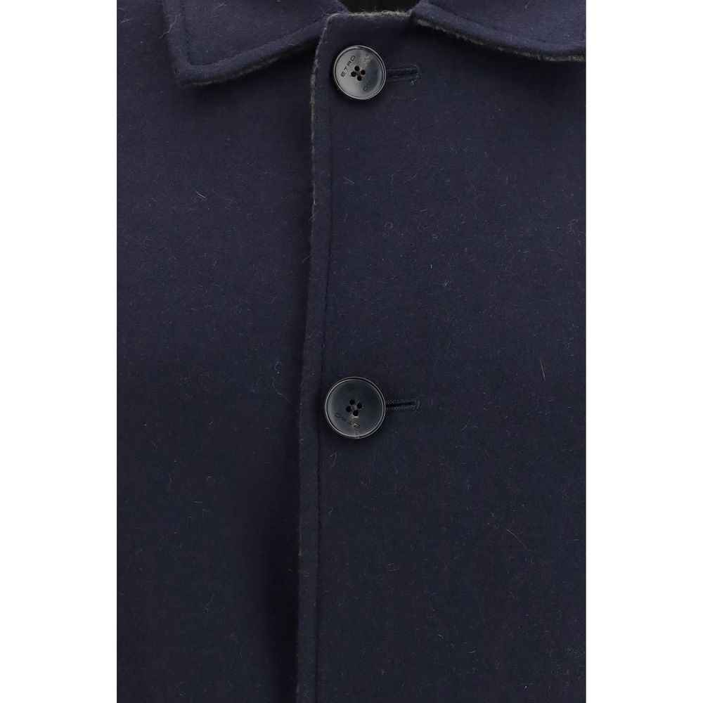 Blue Wool Oves Aries Coat