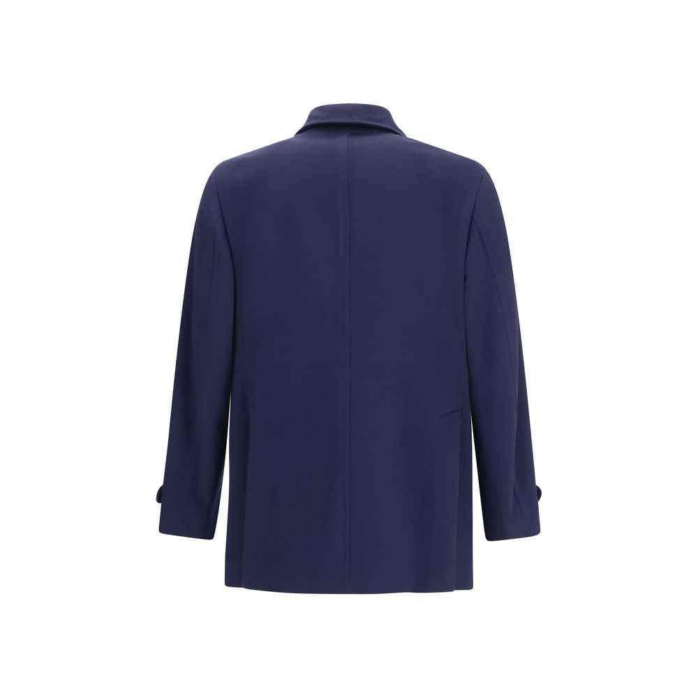 Blue Wool Oves Aries Coat