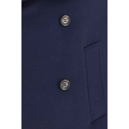 Blue Wool Oves Aries Coat