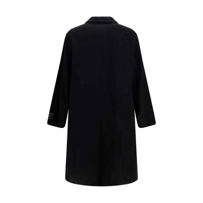 Black Wool Oves Aries Coat