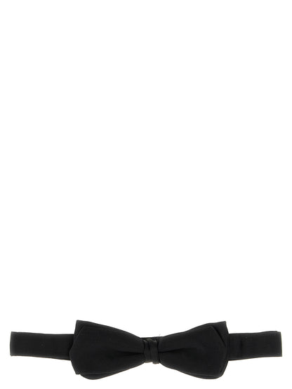 Black Silk Bowtie