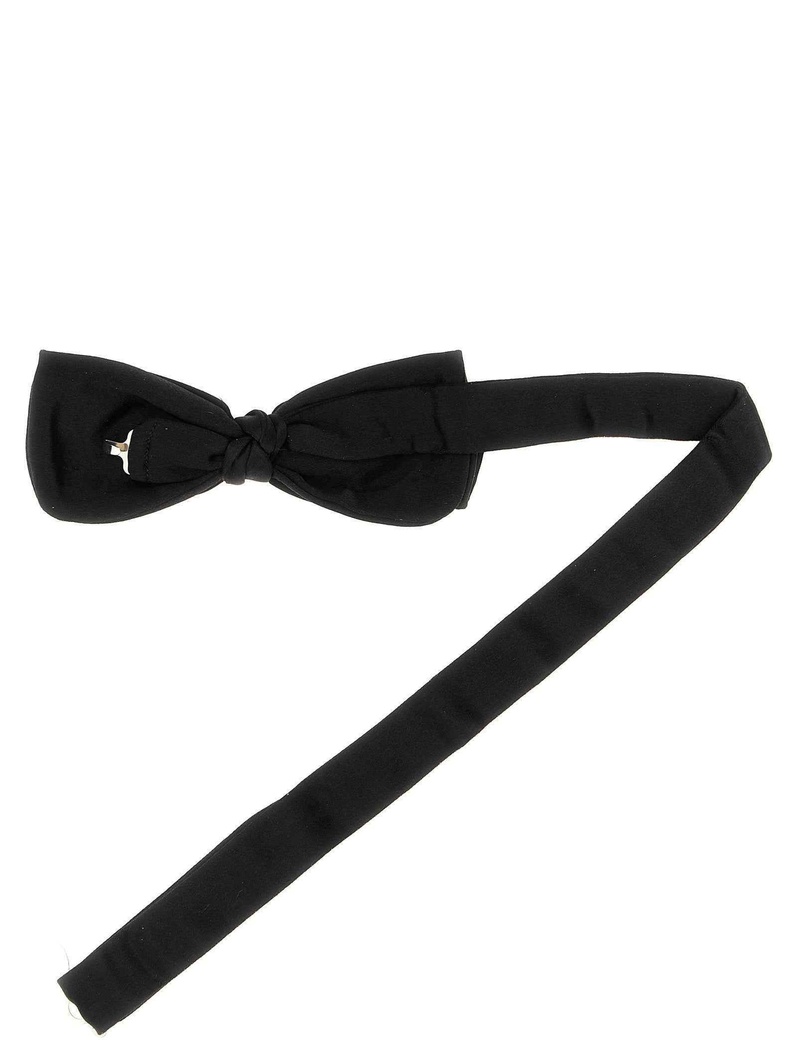 Black Silk Bowtie