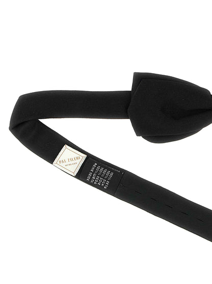 Black Silk Bowtie