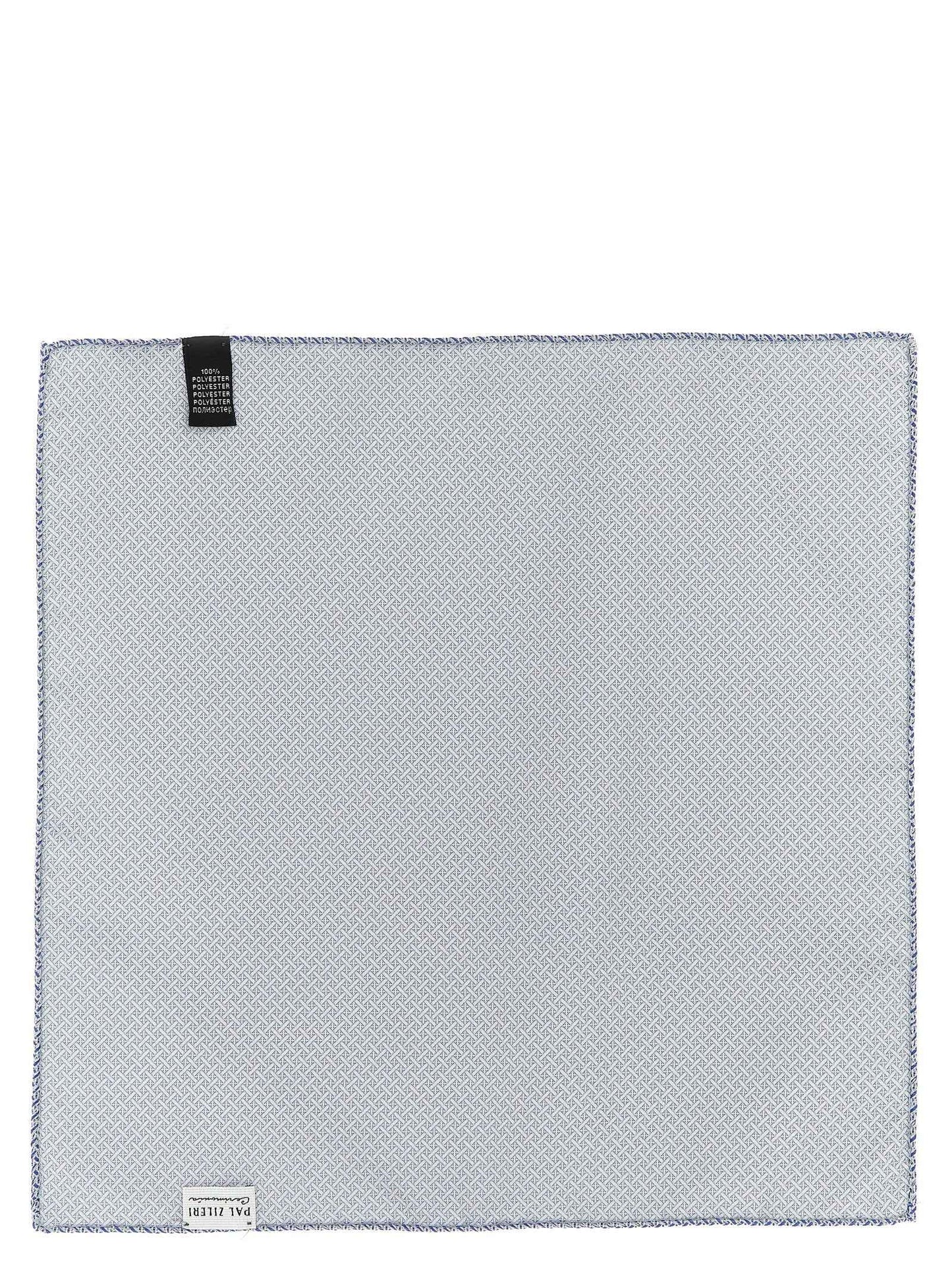 Blue Polyester Pocket Square
