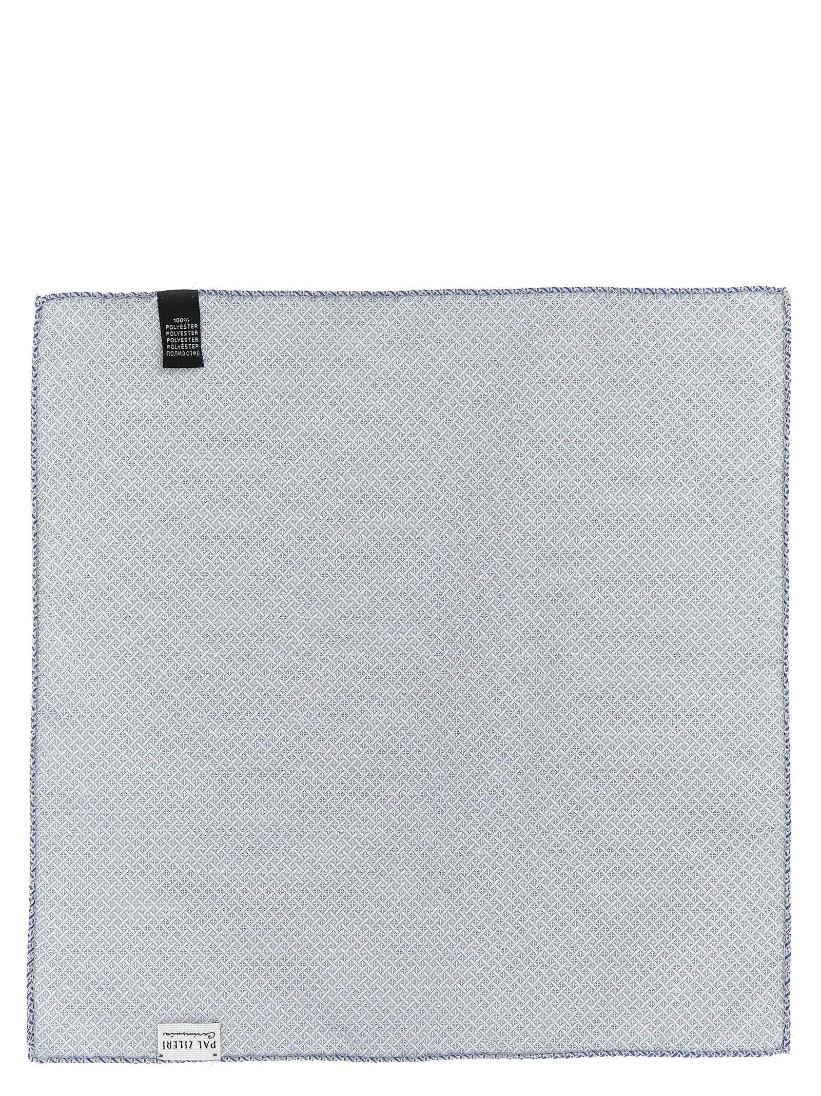 Blue Polyester Pocket Square