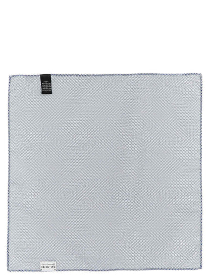Blue Polyester Pocket Square