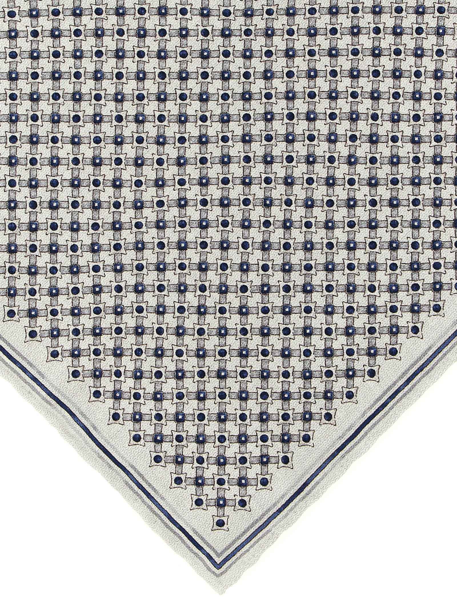 Multicolor Silk Foulard