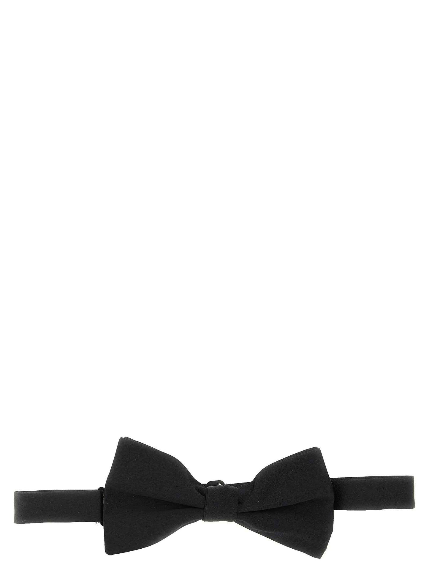 Black Silk Bowtie
