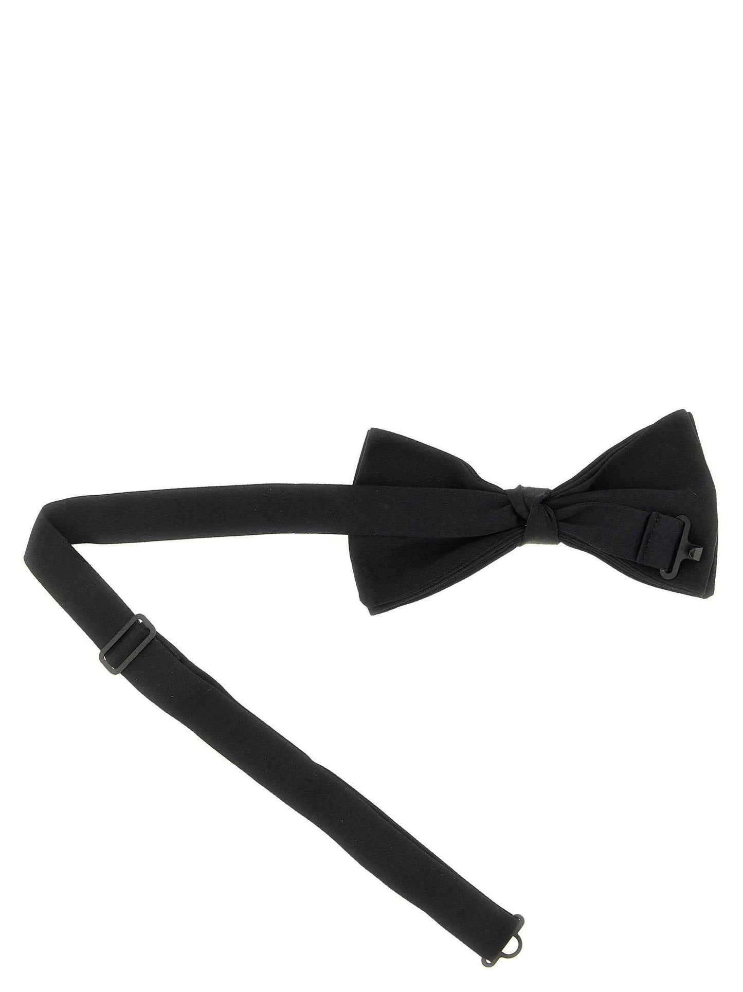 Black Silk Bowtie