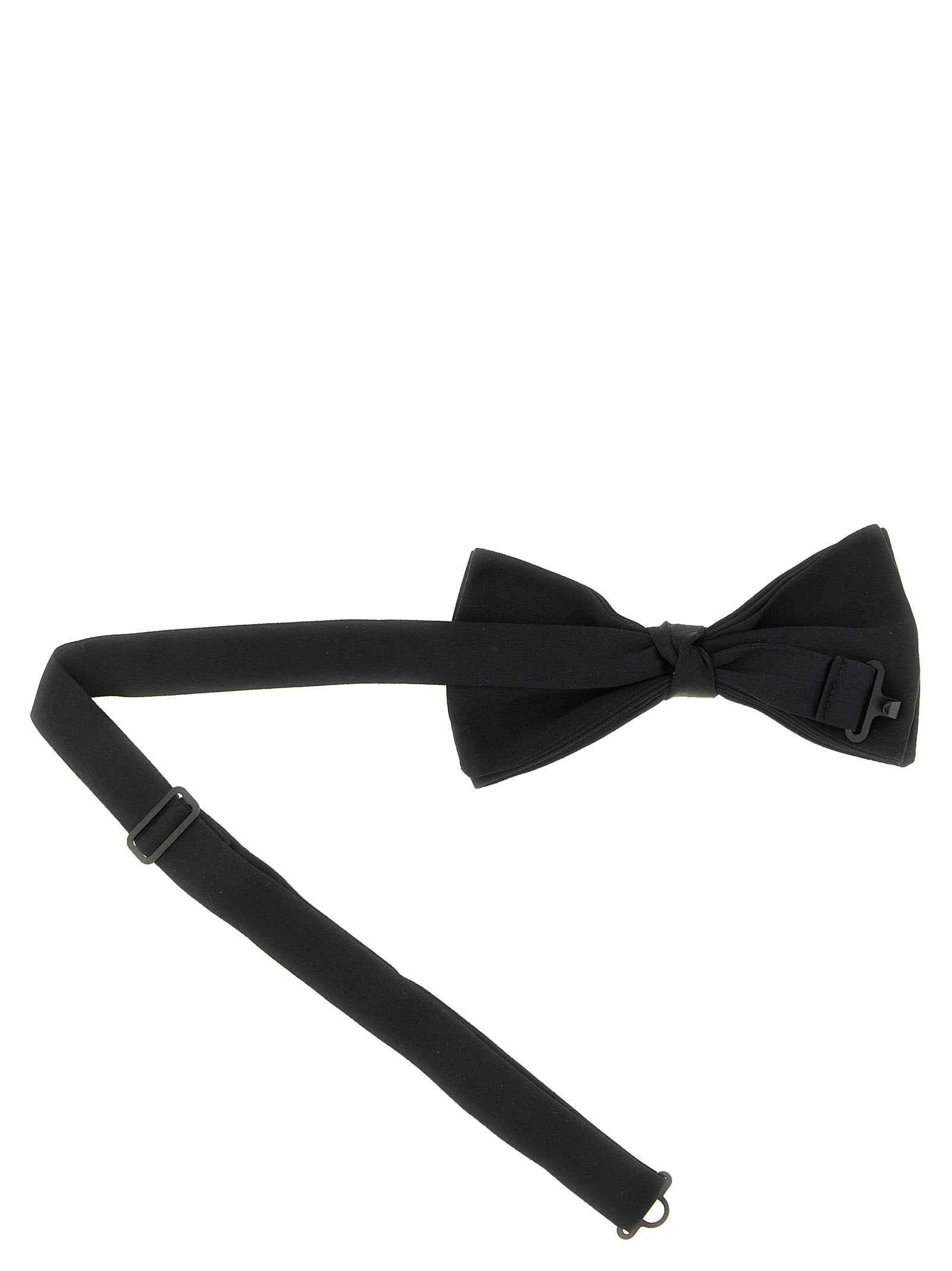 Black Silk Bowtie