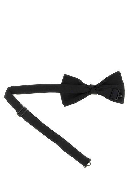 Black Silk Bowtie