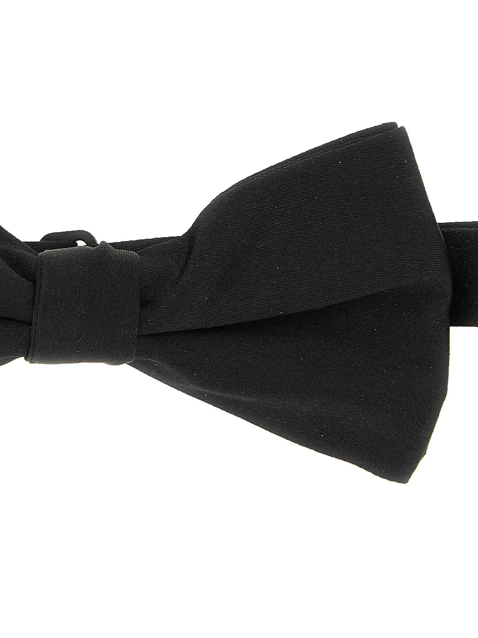 Black Silk Bowtie