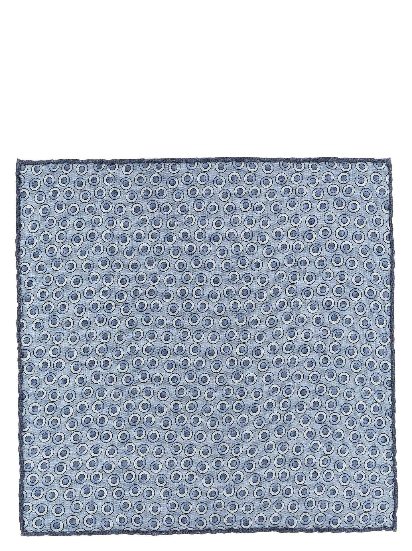Blue Silk Pocket Square