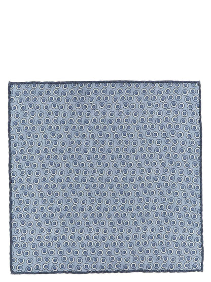 Blue Silk Pocket Square