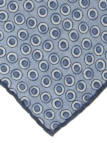 Blue Silk Pocket Square