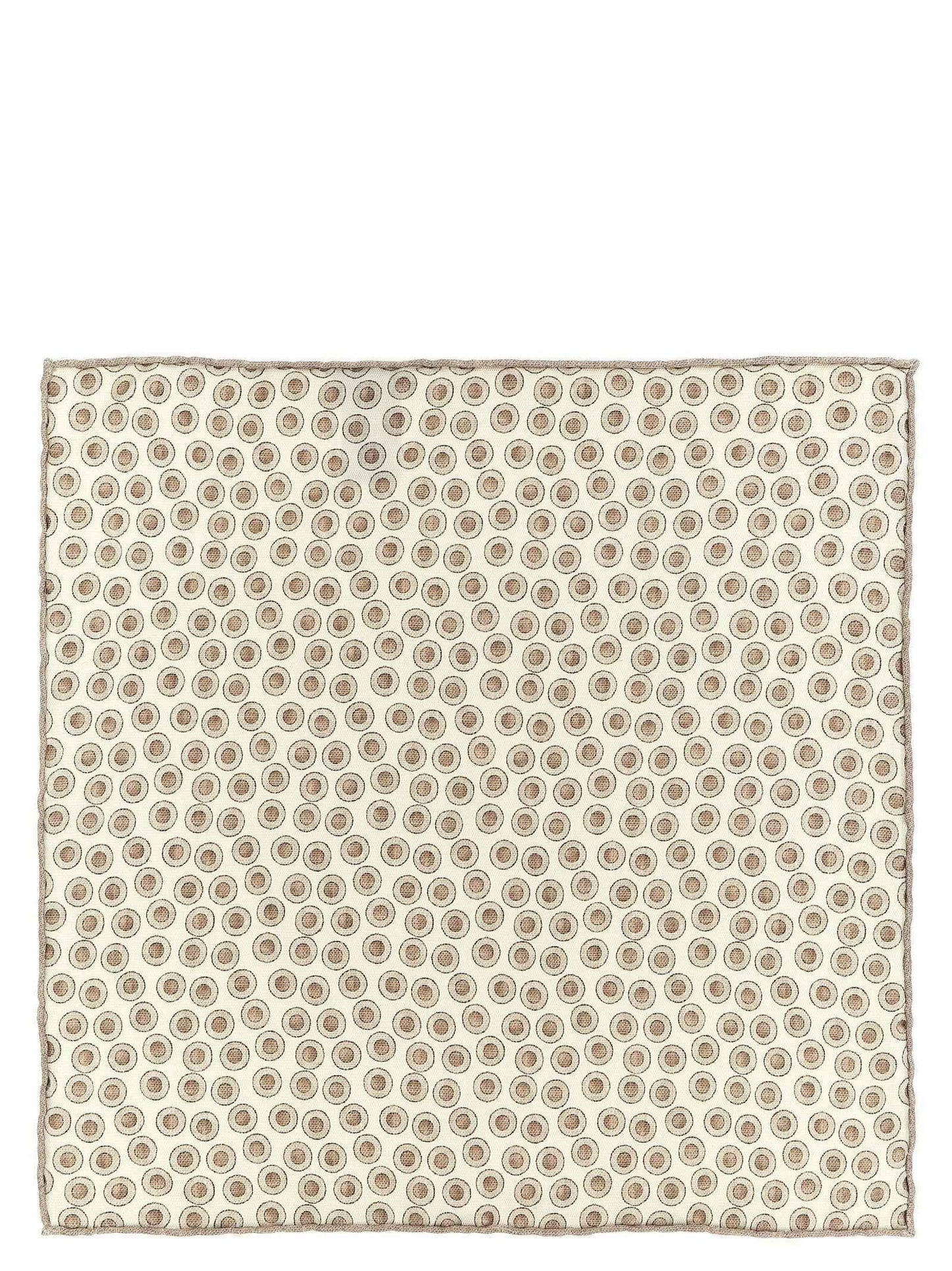 Beige Silk Foulard
