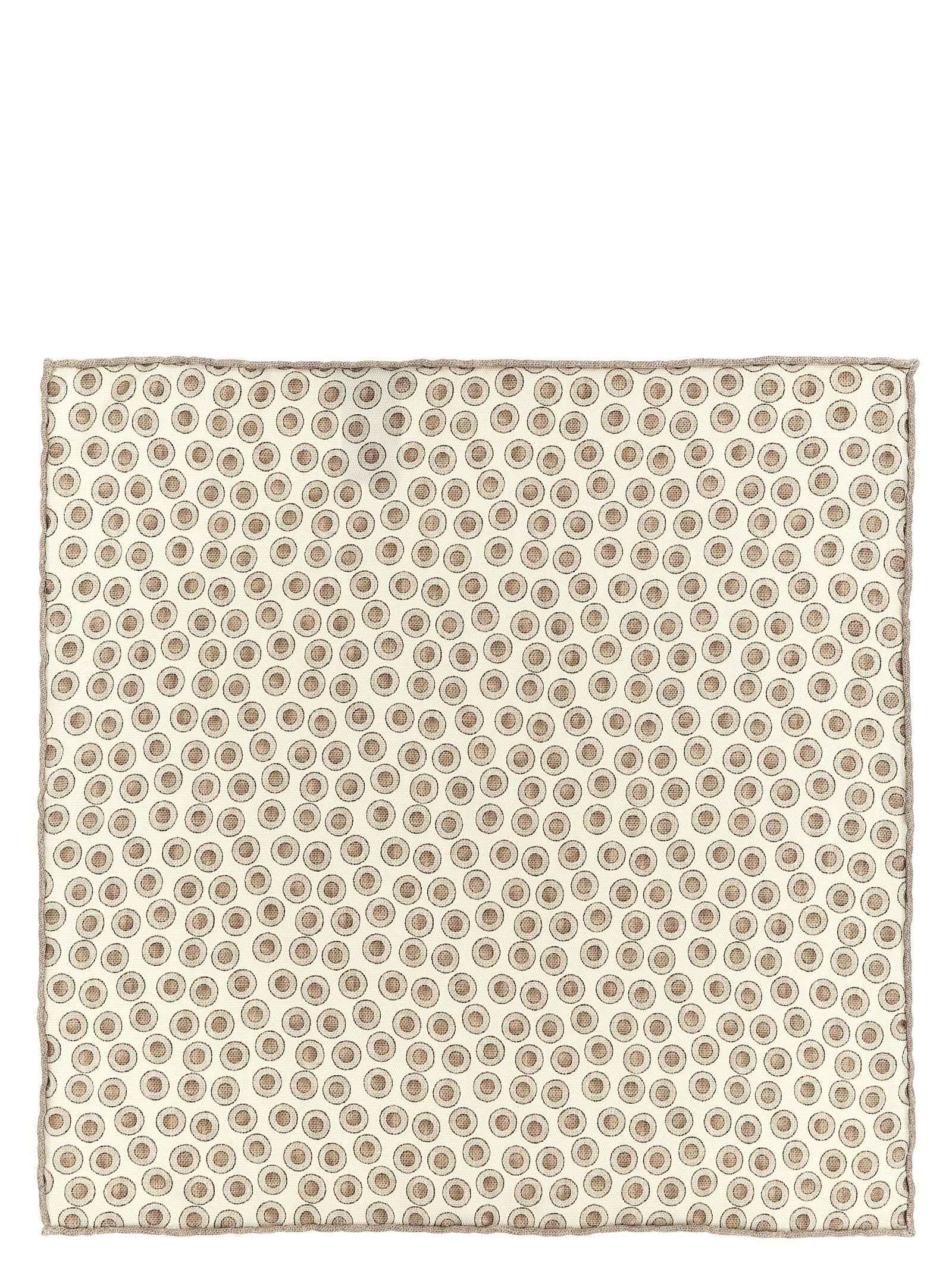 Beige Silk Foulard