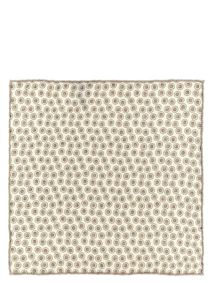 Beige Silk Foulard