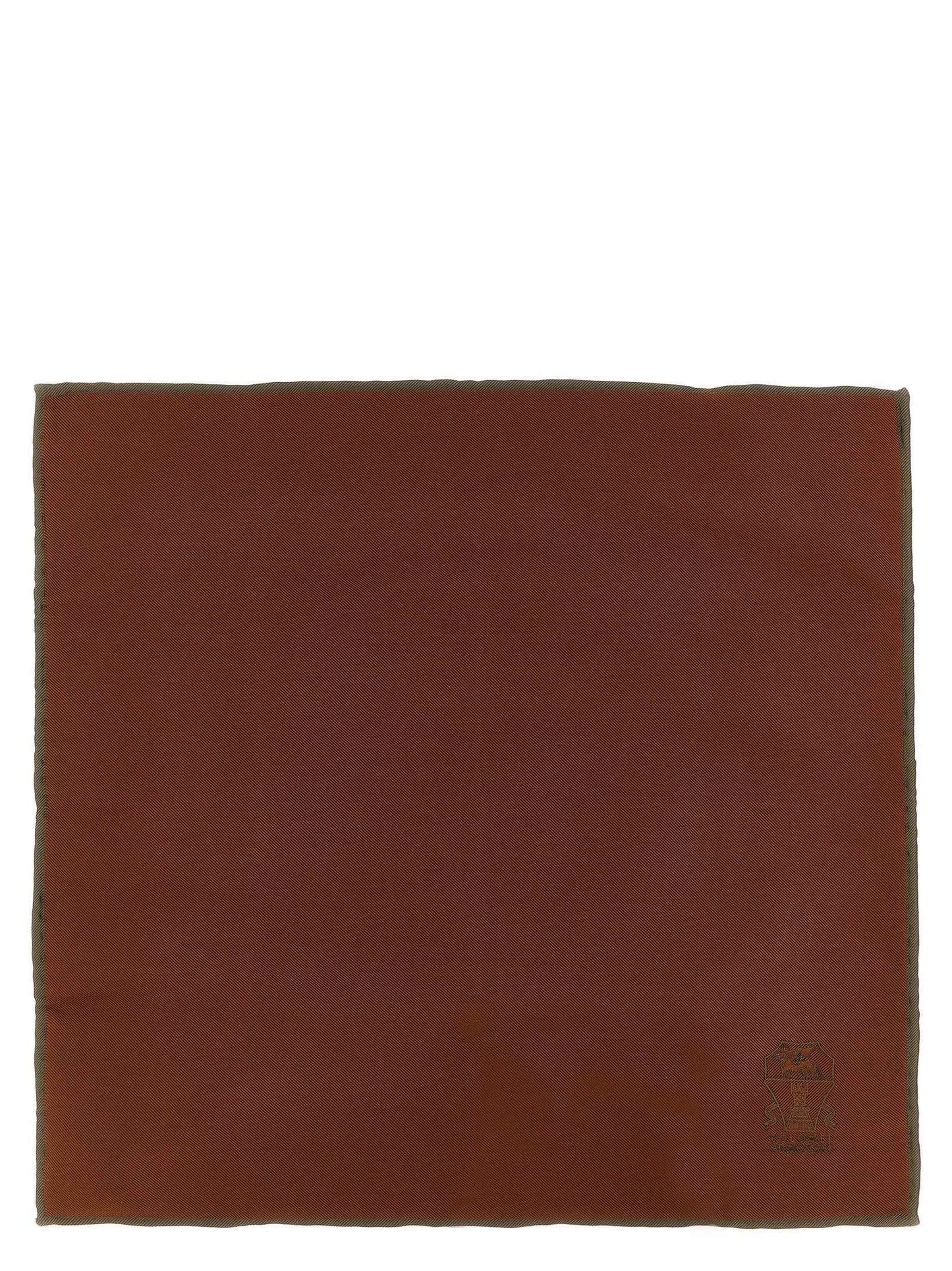 Brown Silk Scarf