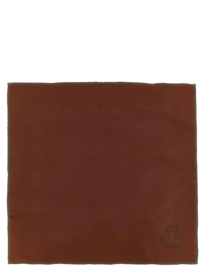 Brown Silk Scarf