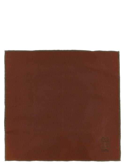 Brown Silk Scarf