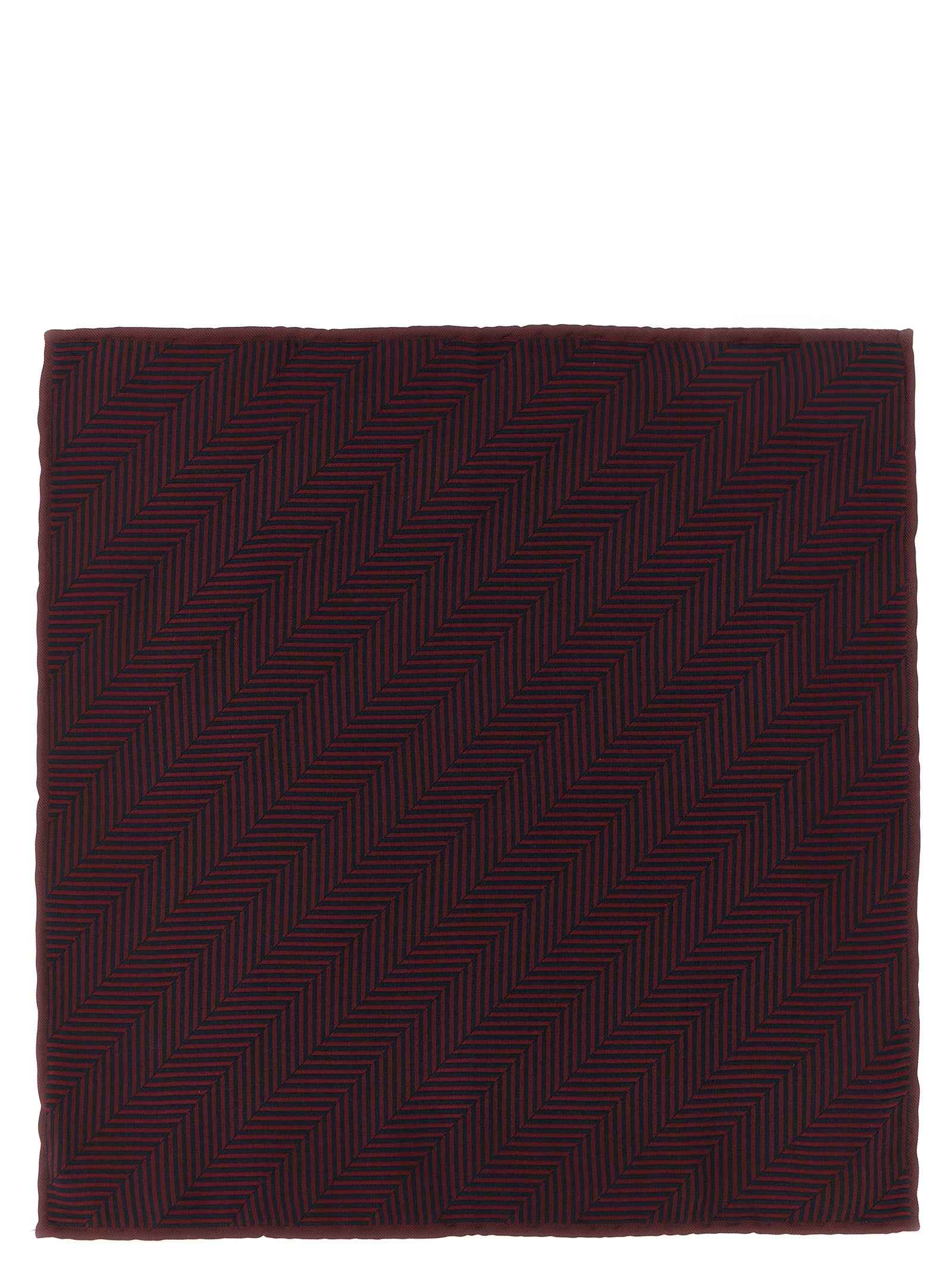 Bordeaux Silk Pocket Square