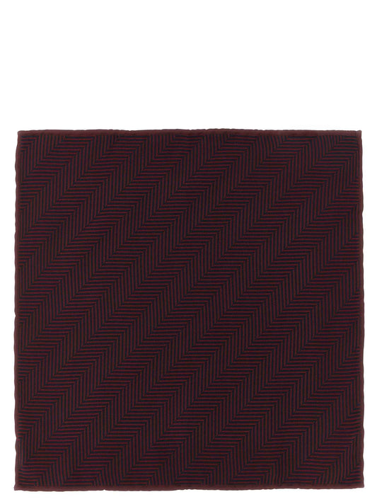 Bordeaux Silk Pocket Square