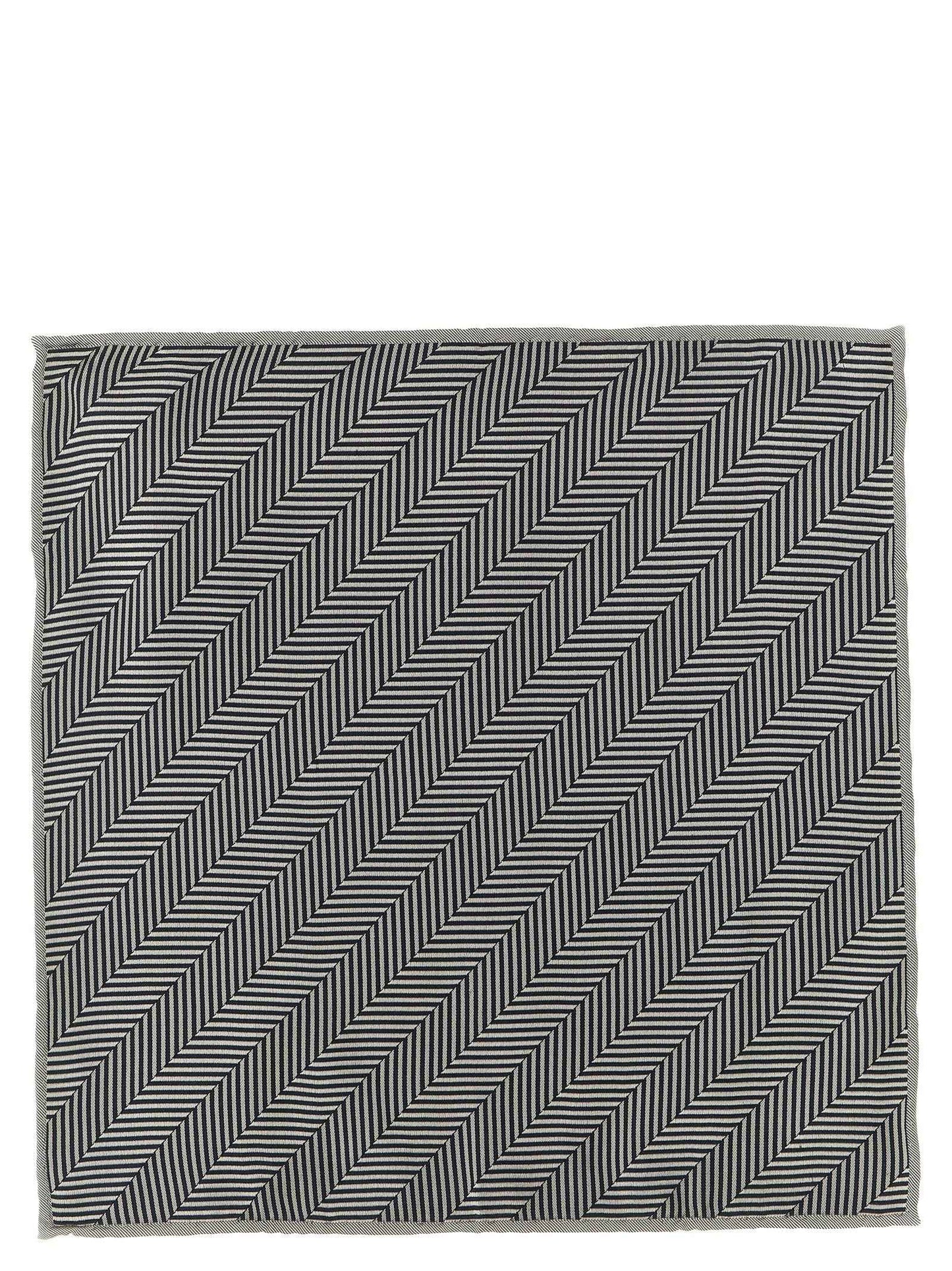 Gray Silk Pocket Square