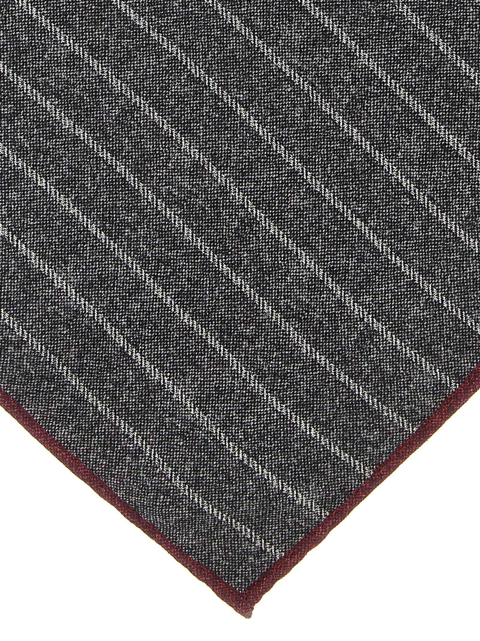 Gray Silk Pocket Square