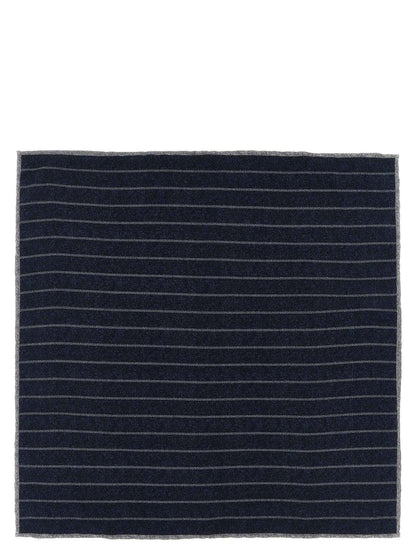 Blue Silk Pocket Square