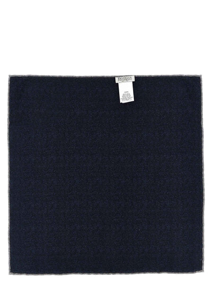 Blue Silk Pocket Square