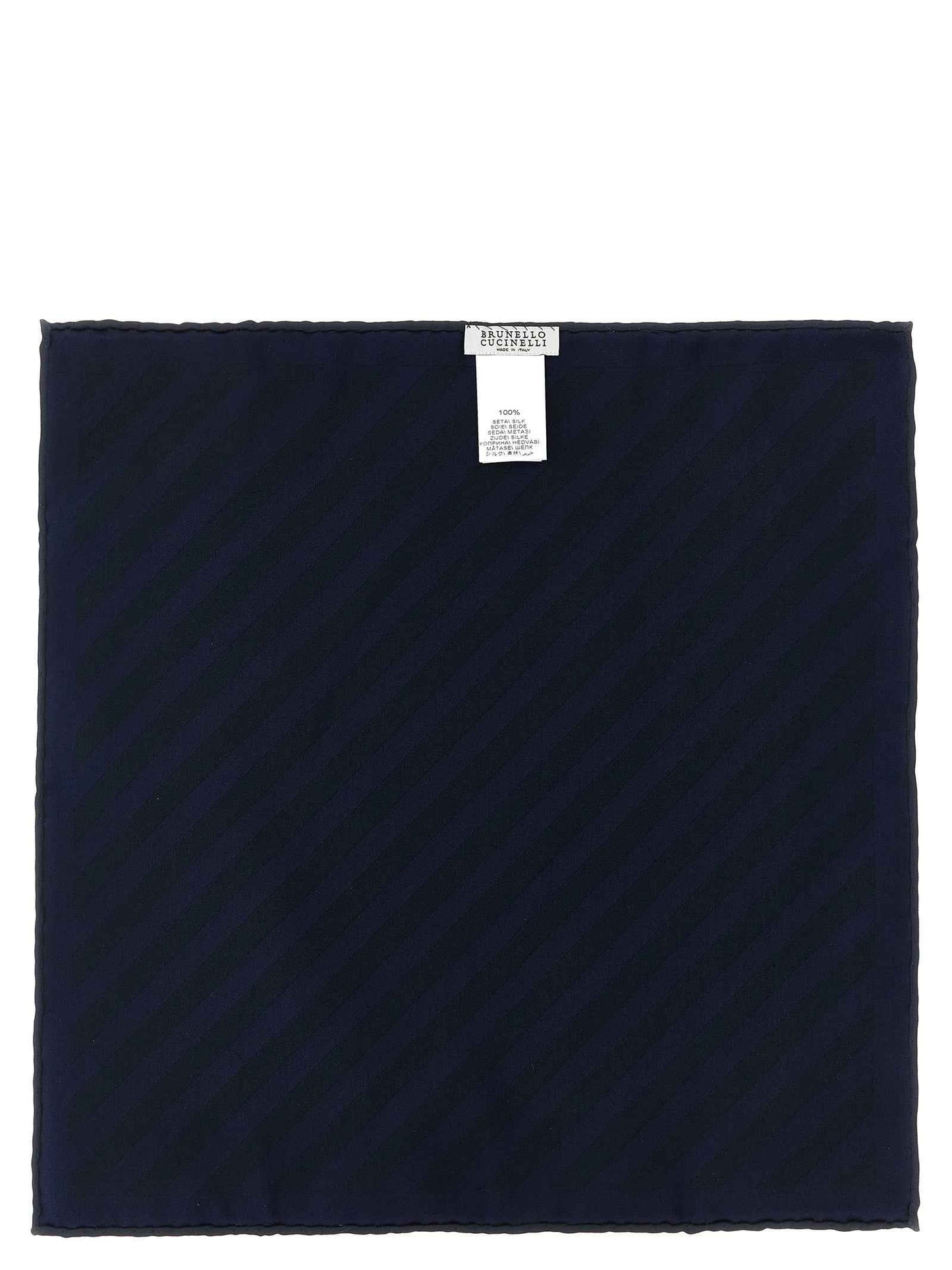 Blue Silk Pocket Square