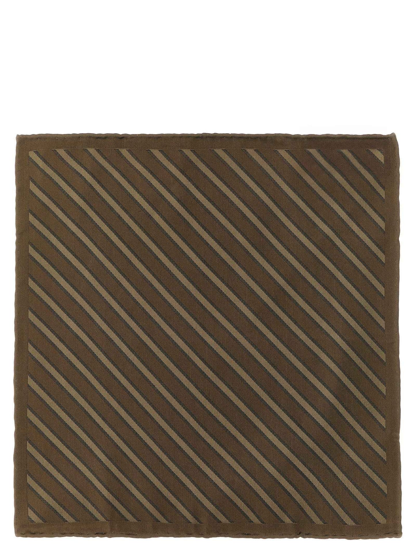 Brown Silk Foulard