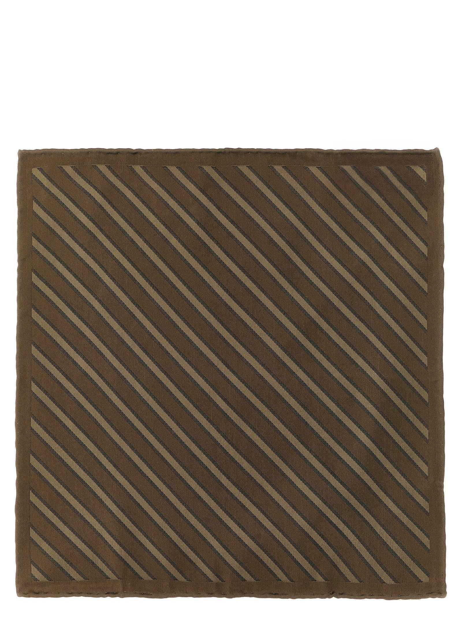 Brown Silk Foulard