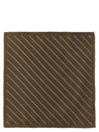 Brown Silk Foulard