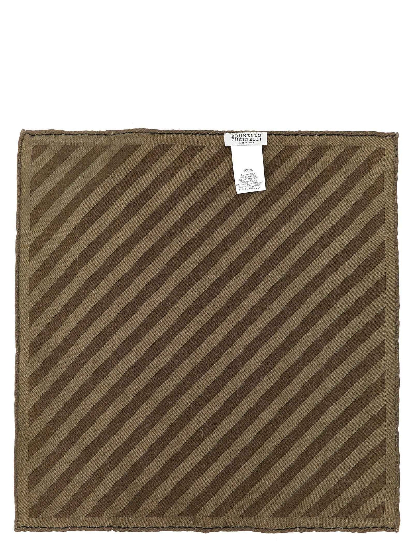 Brown Silk Foulard