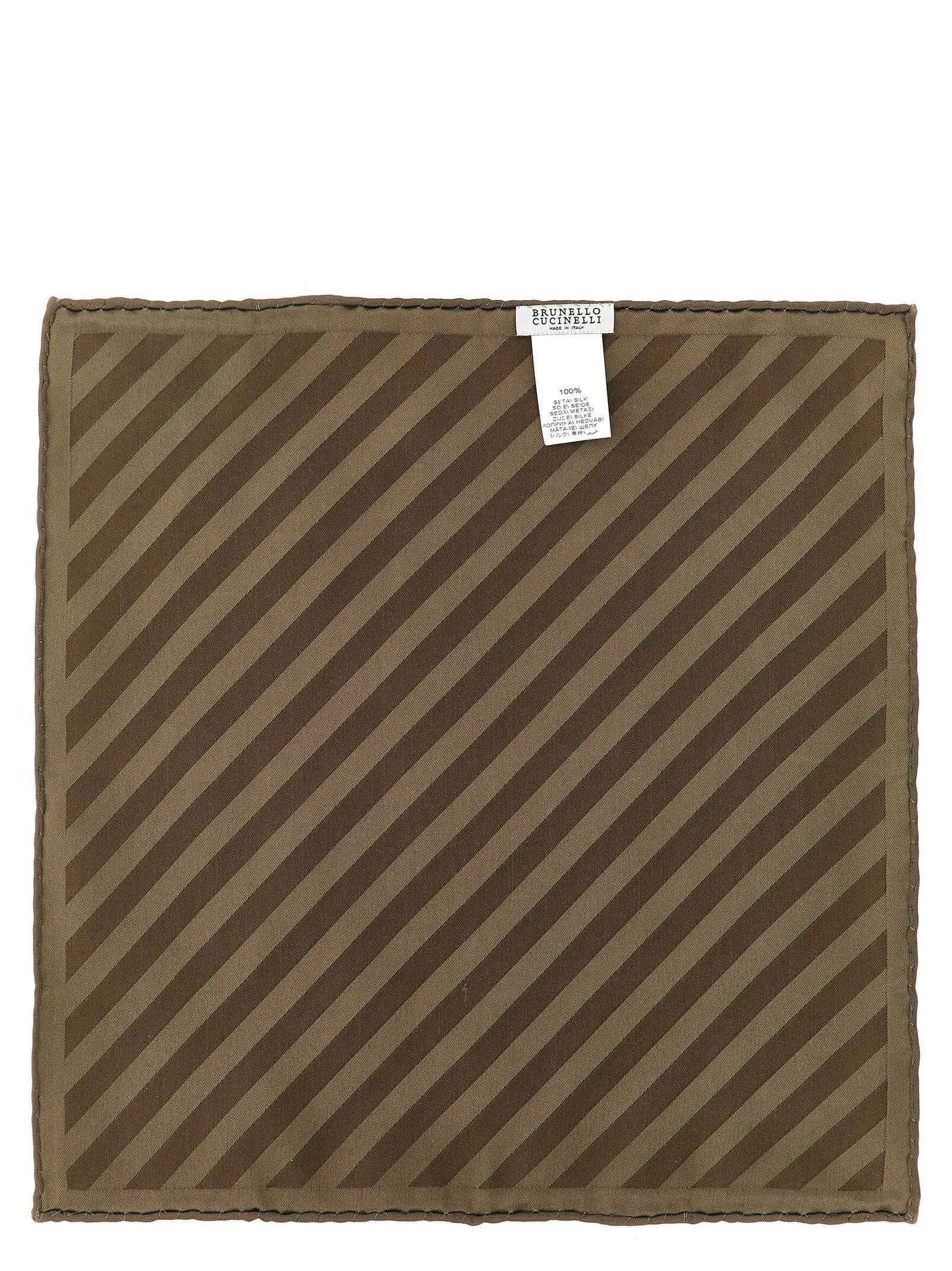 Brown Silk Foulard