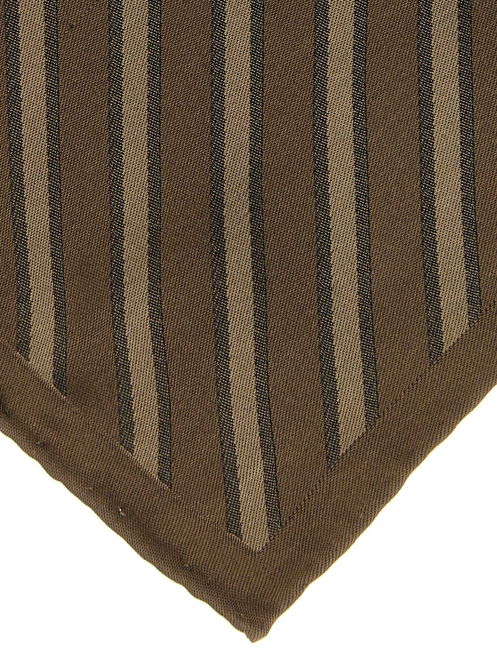 Brown Silk Foulard