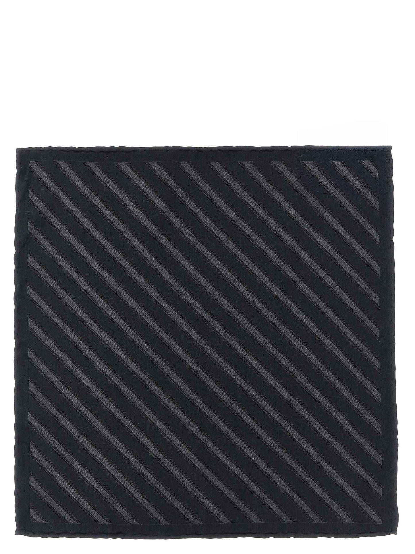 Gray Silk Pocket Square