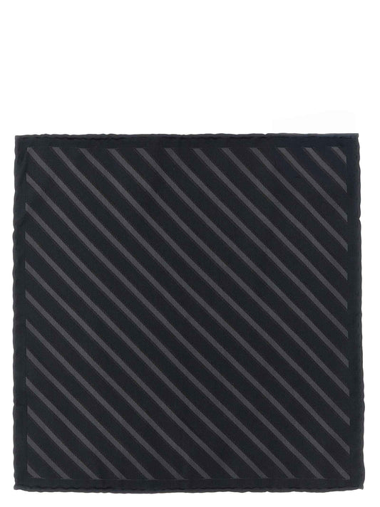 Gray Silk Pocket Square