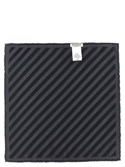 Gray Silk Pocket Square