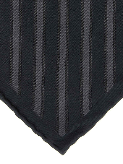 Gray Silk Pocket Square