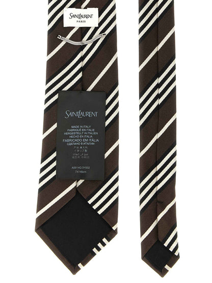 Brown Silk Tie