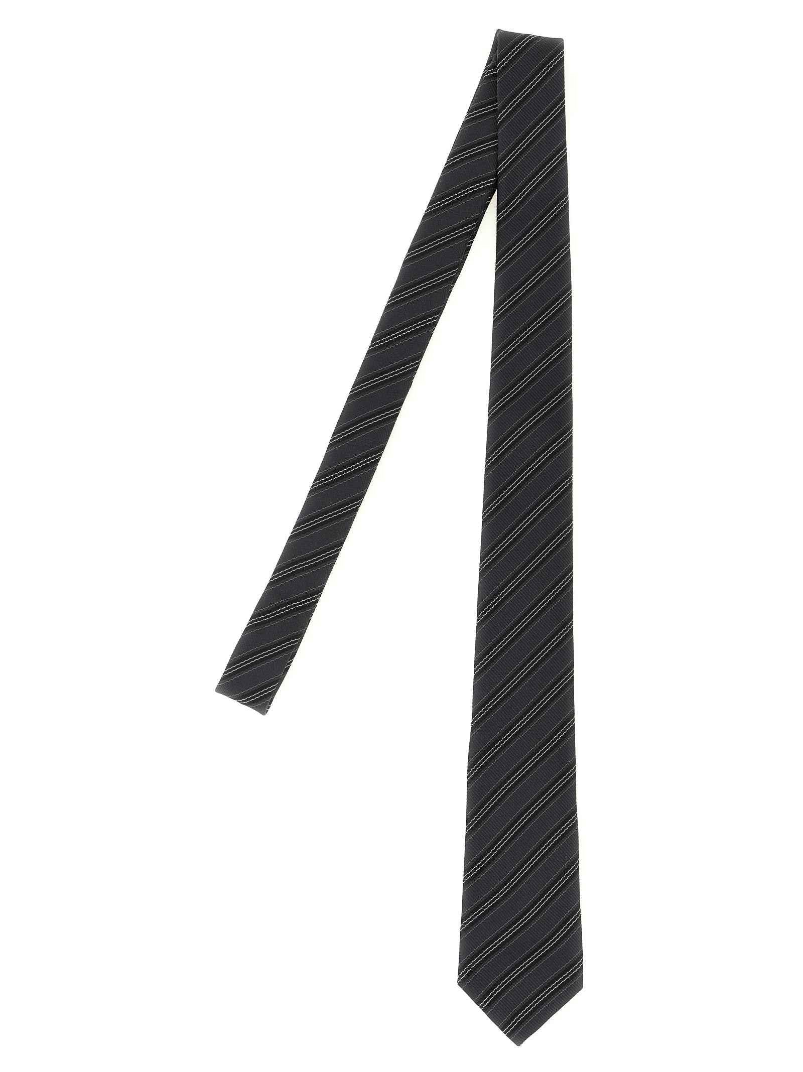 Gray Silk Tie