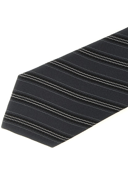 Gray Silk Tie