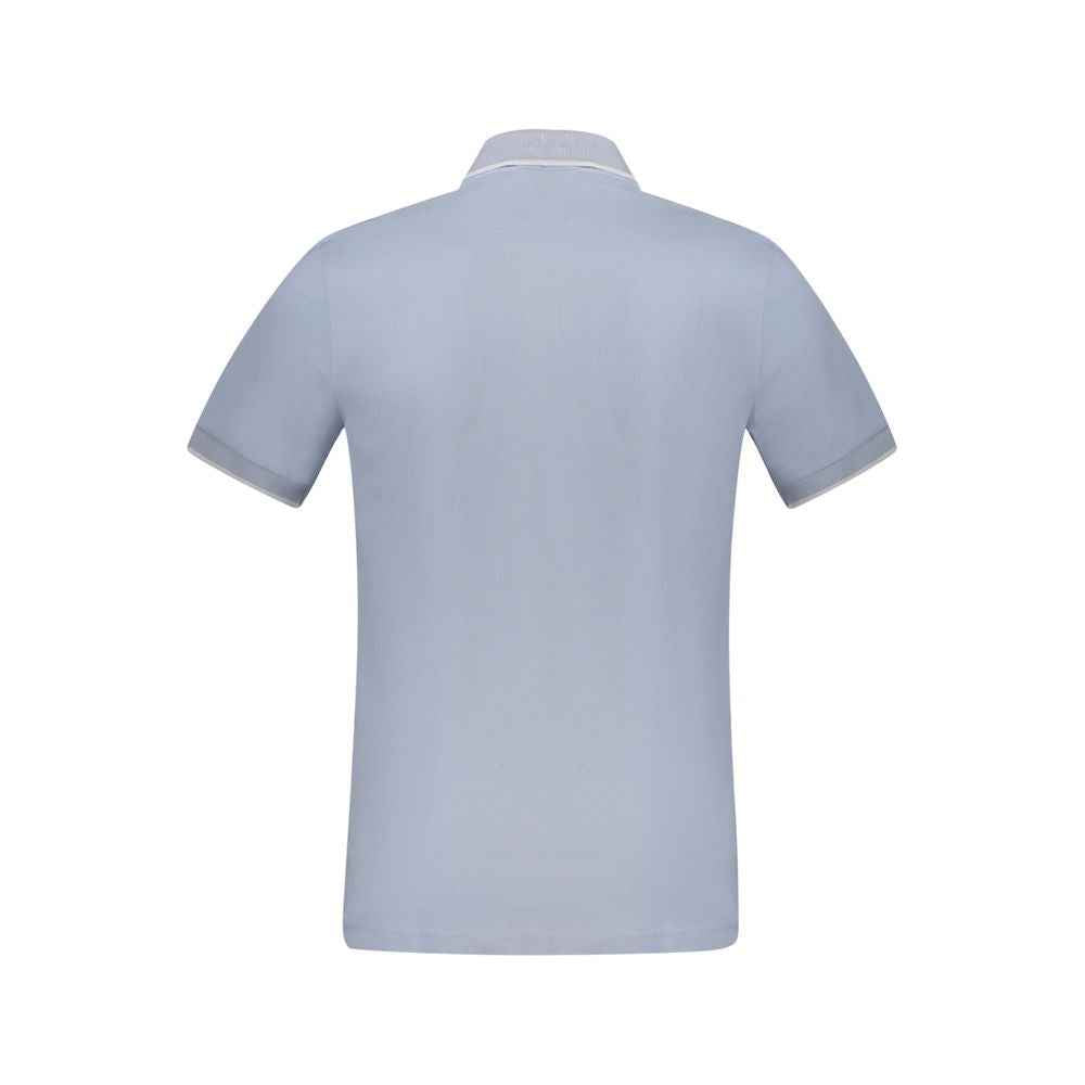 Azure Cotton Men's Polo Shirt
