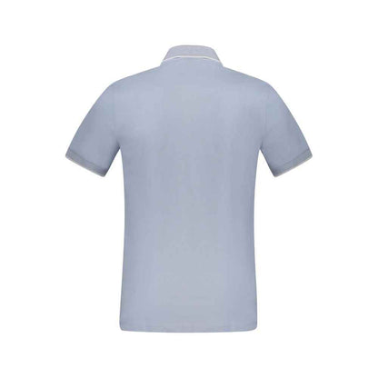 Azure Cotton Men's Polo Shirt