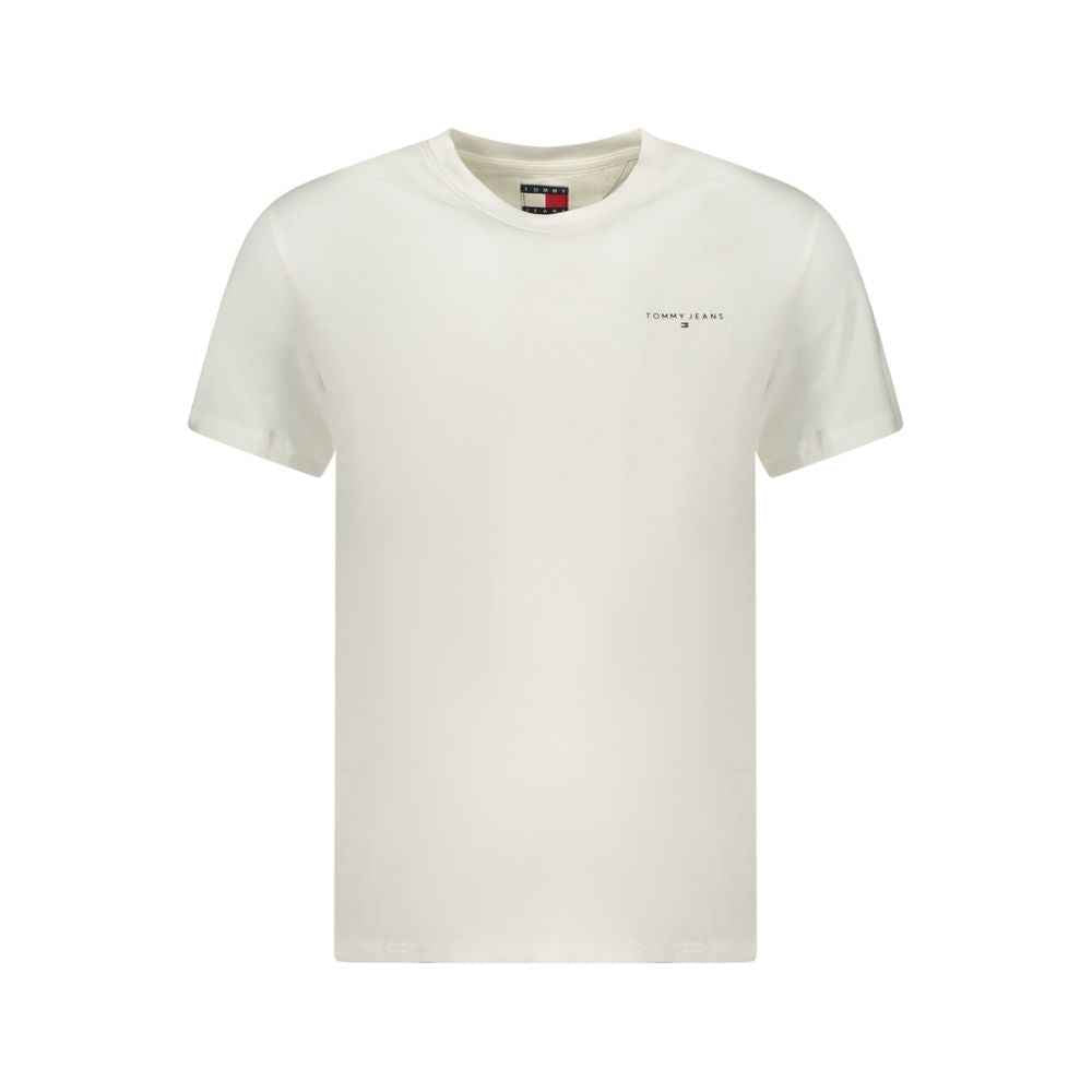 White Cotton Men's T-Shirt