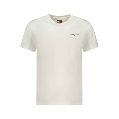 White Cotton Men's T-Shirt